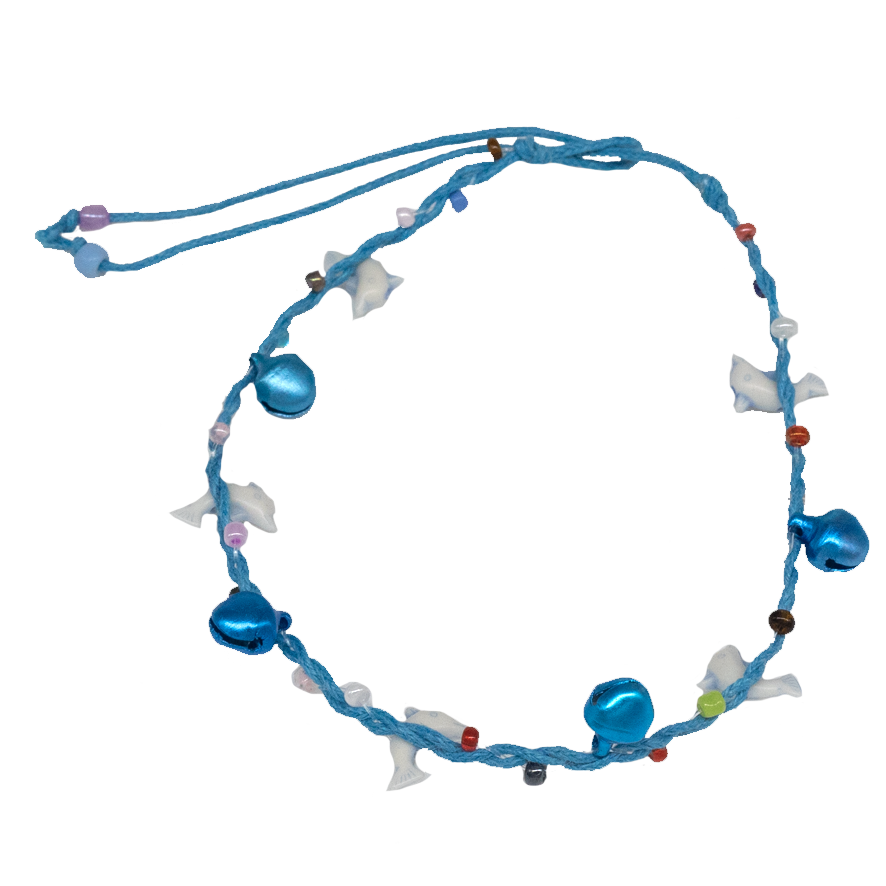 Fusskettchen Delphin