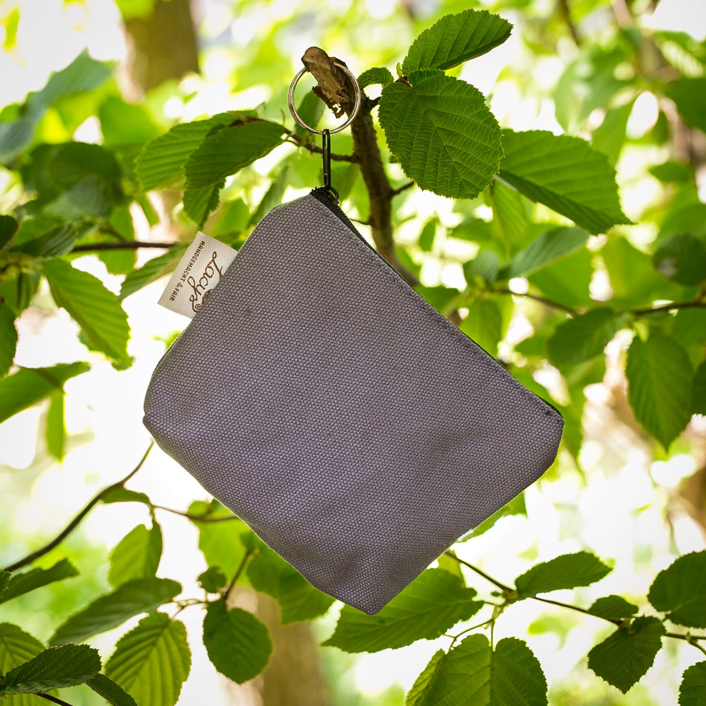 Münzbeutel Hellgrau