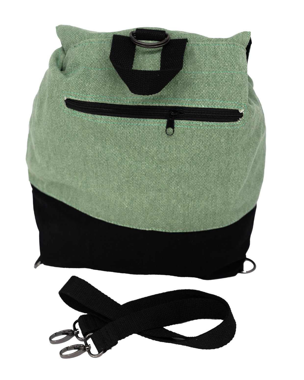 4in1 Tasche Jona - Eukalyptus/Schwarz