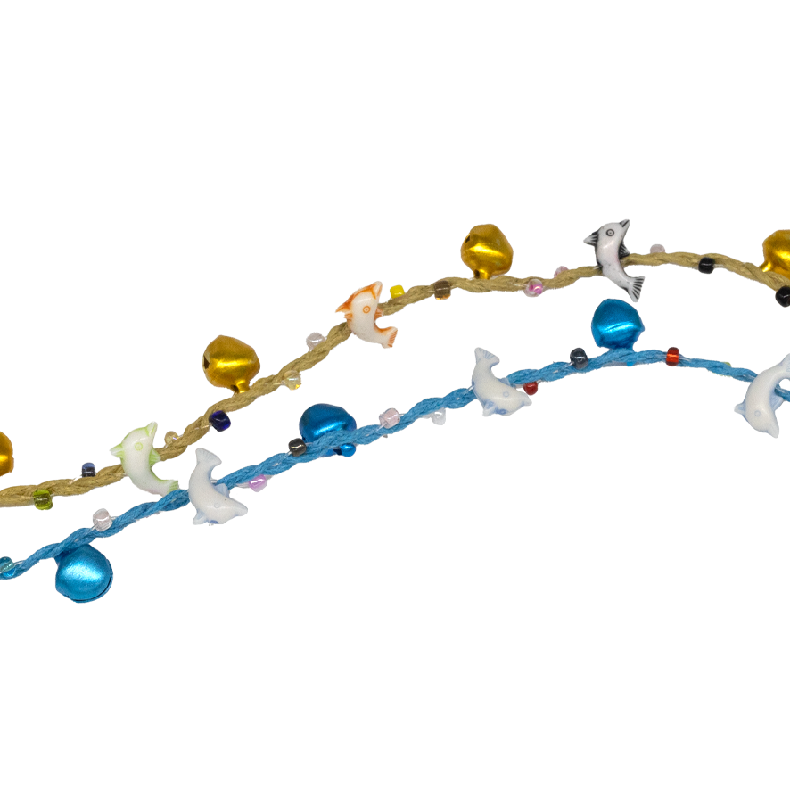 Fusskettchen Delphin