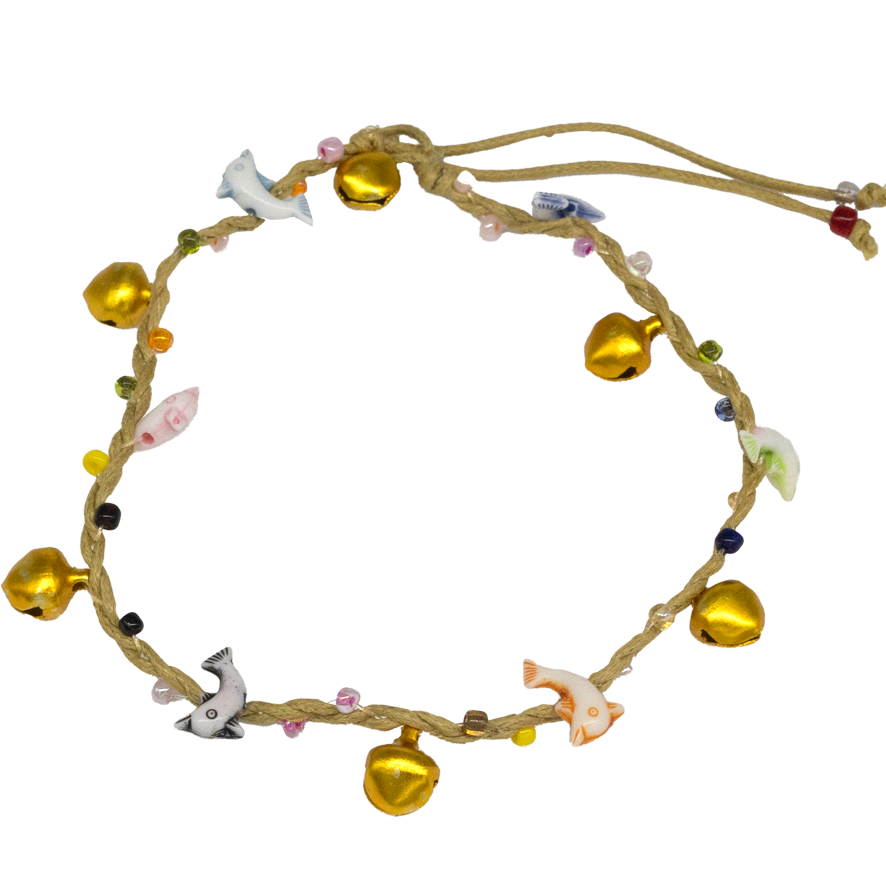 Fusskettchen Delphin