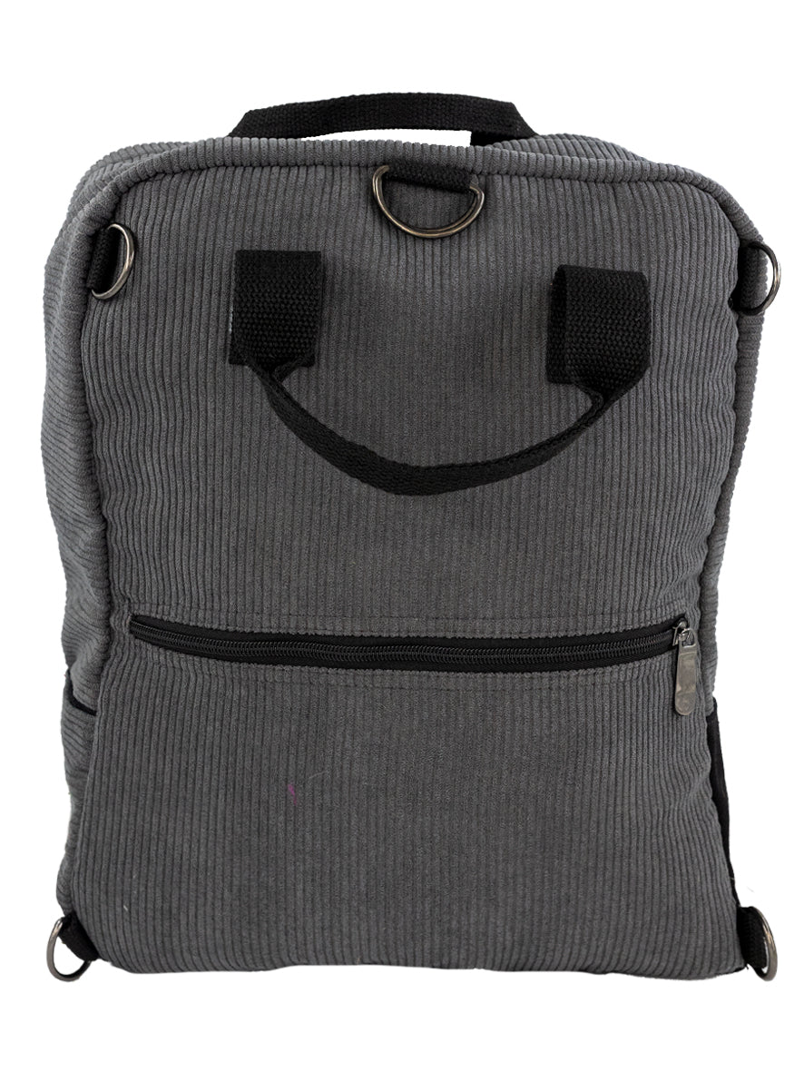 4in1 Tasche Kurt - Grau / Schwarz