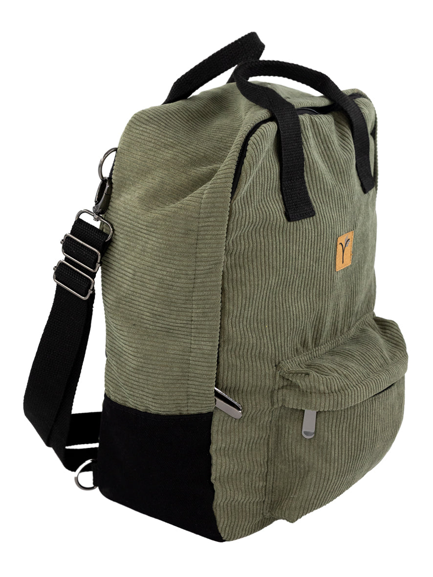 4in1 Tasche Kurt - Olivgrün / Schwarz