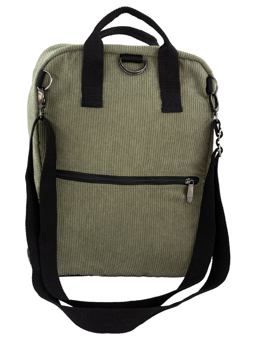 4in1 Tasche Kurt - Olivgrün / Schwarz