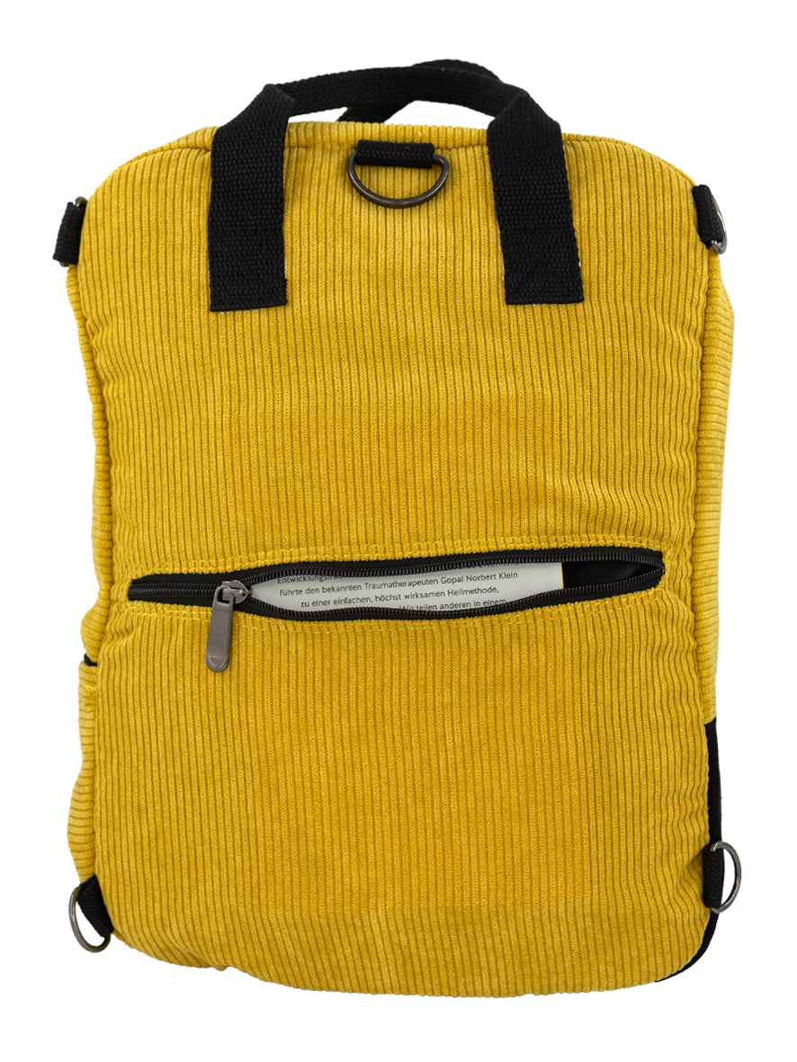 4in1 Tasche Kurt -  Gelb / Schwarz