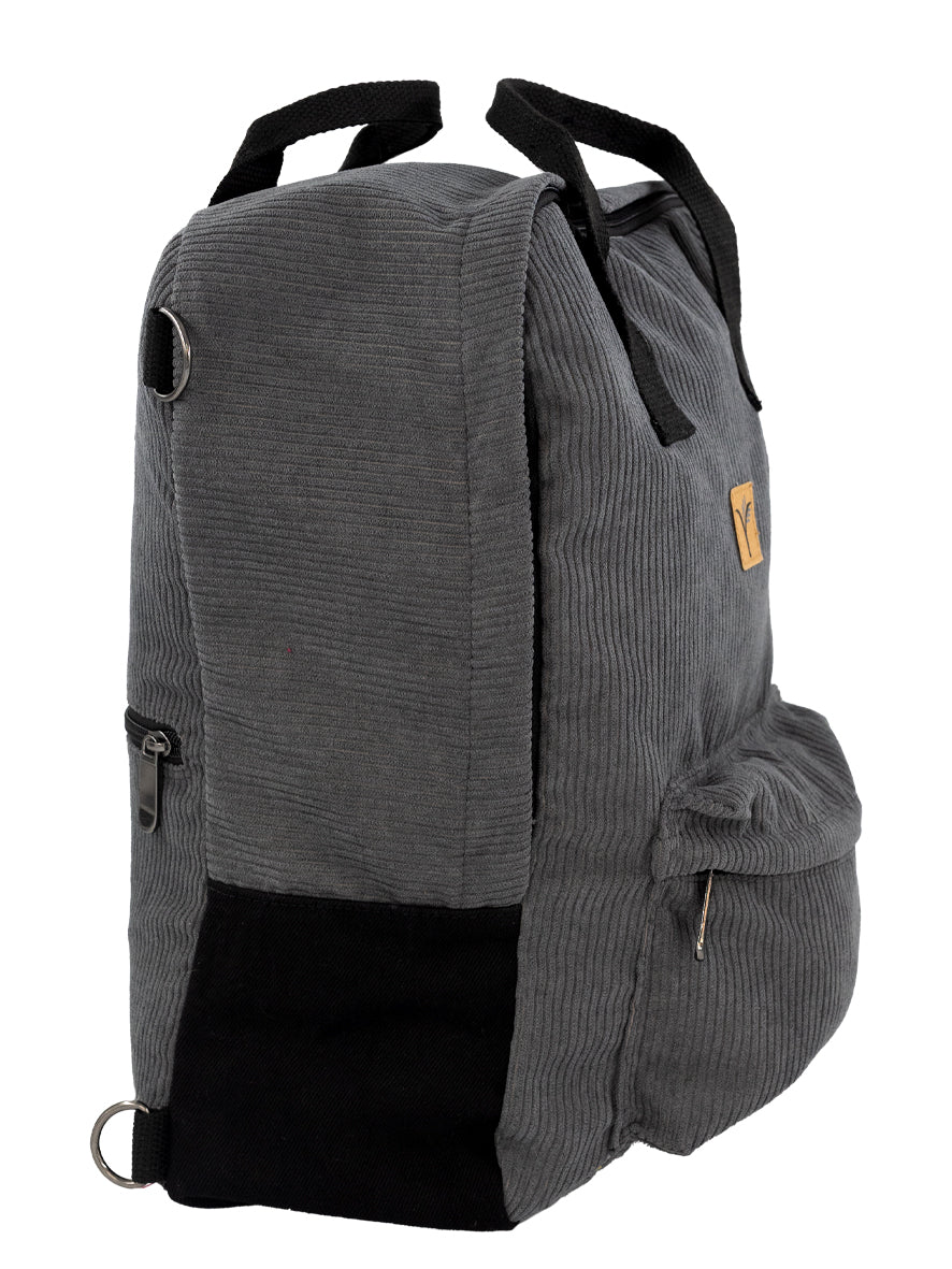 4in1 Tasche Kurt - Grau / Schwarz