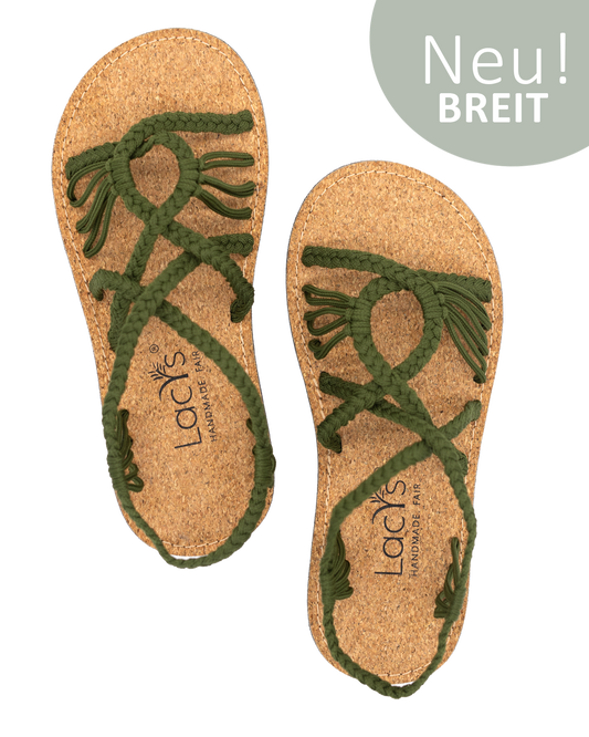 Breite Sandale Olivia