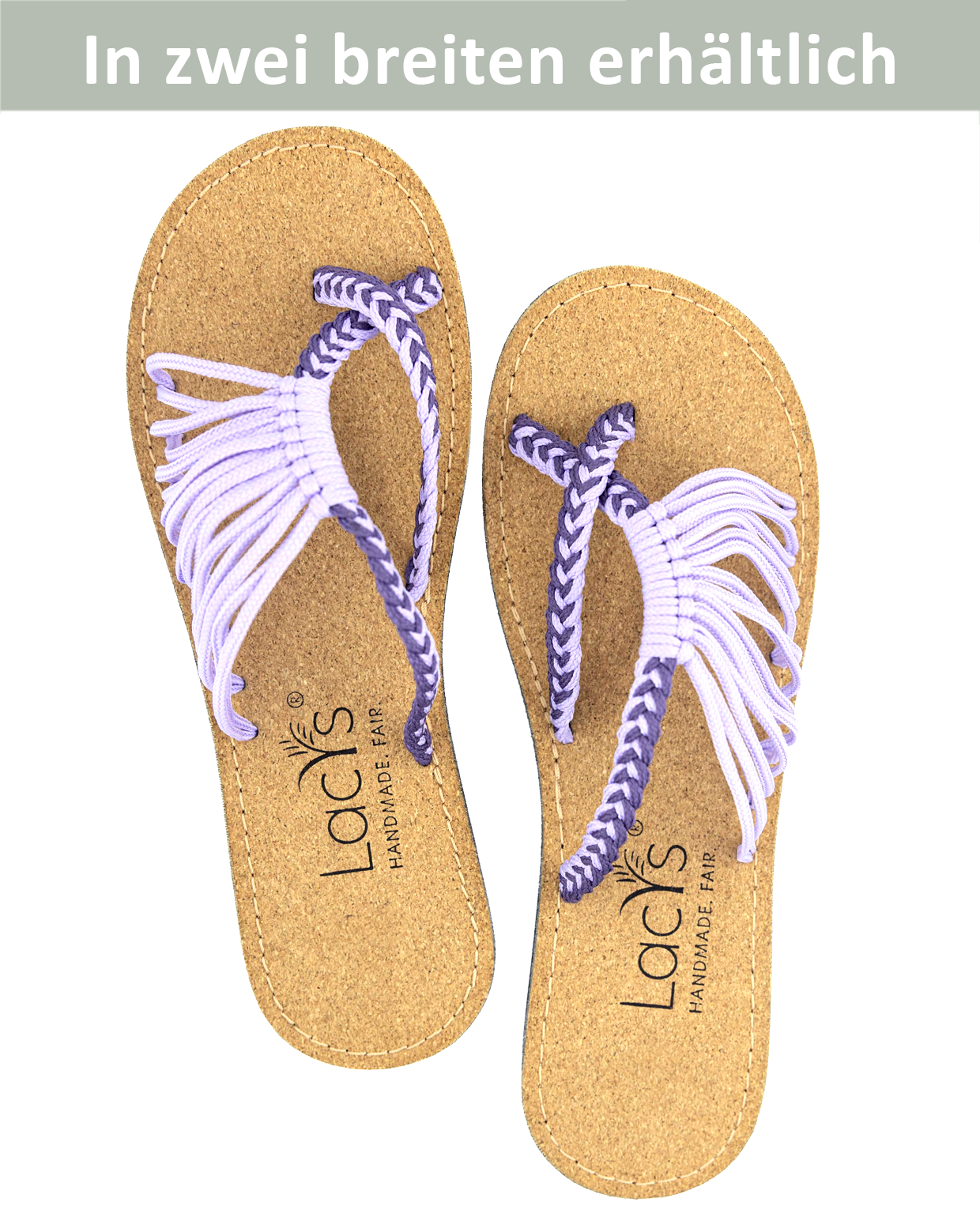 Offene Sandale - Viola