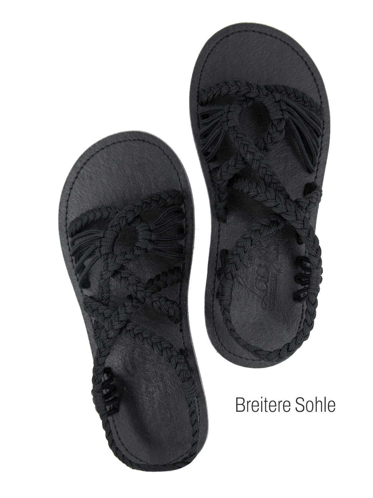 handgemachte Lacys sandalen breit fair