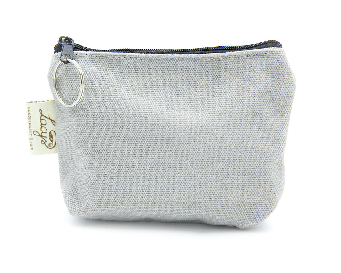 Münzbeutel Hellgrau